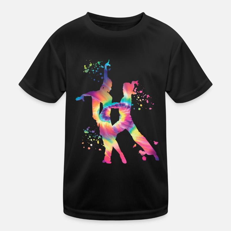 Latin Dancing Couple Aquarell Tänzerin Kinder Funktions-T-Shirt
