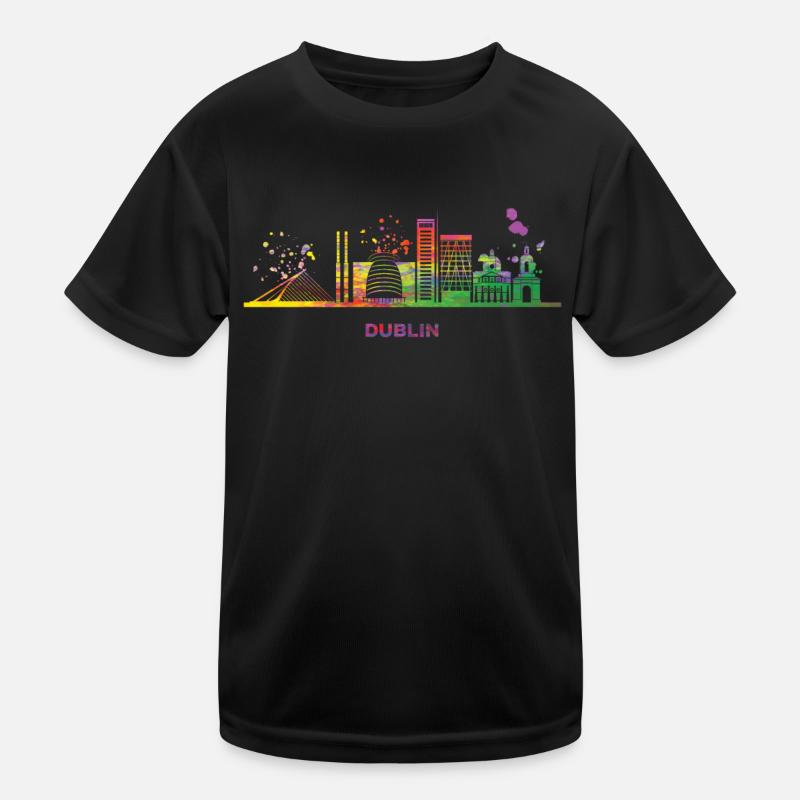 Dublin Skyline Dublin T-shirt sport Enfant