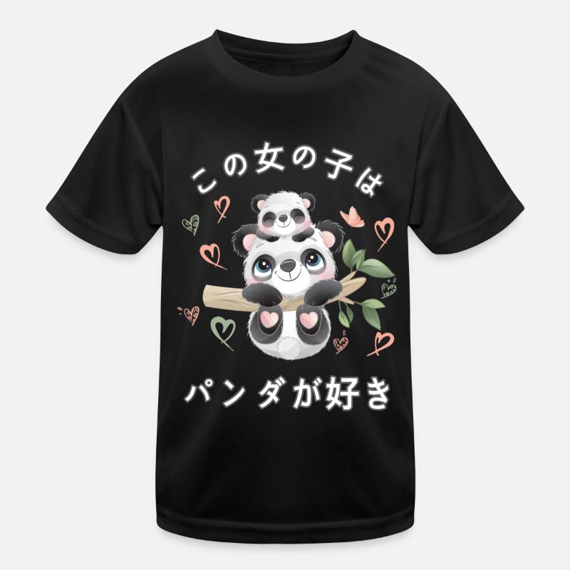Panda Love Mama Panda Bear T-shirt sport Enfant