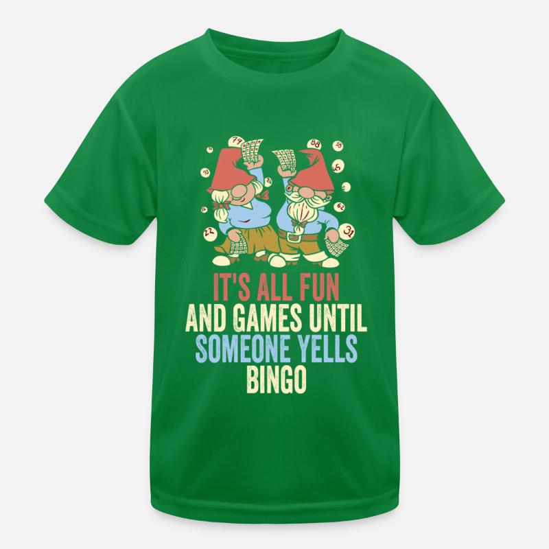 Spiel Und Spaß Beim Bingo Kinder Funktions-T-Shirt