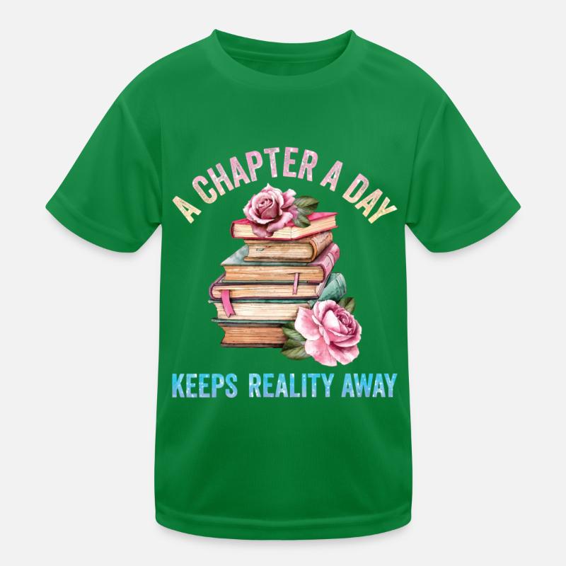 Ein Kapitel Pro Tag - Lehrer Lesen Kinder Funktions-T-Shirt