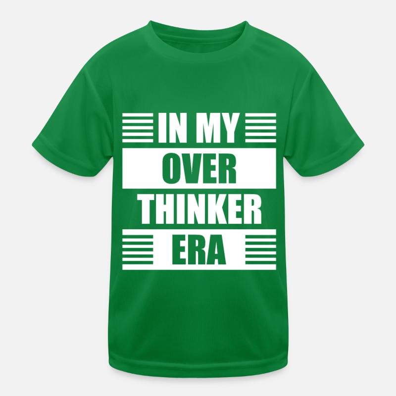 Dans mon ère Overthinker Overthink T-shirt sport Enfant