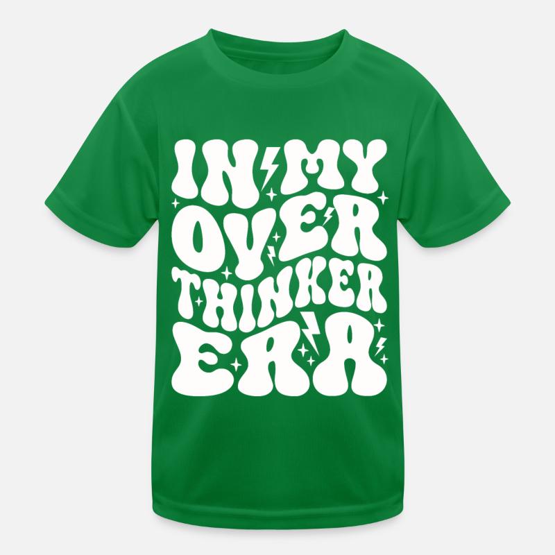 Dans mon ère Overthinker Overthink T-shirt sport Enfant