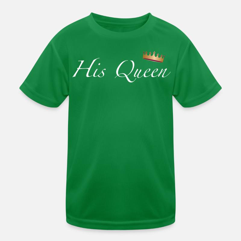 His Queen Kinder Funktions-T-Shirt