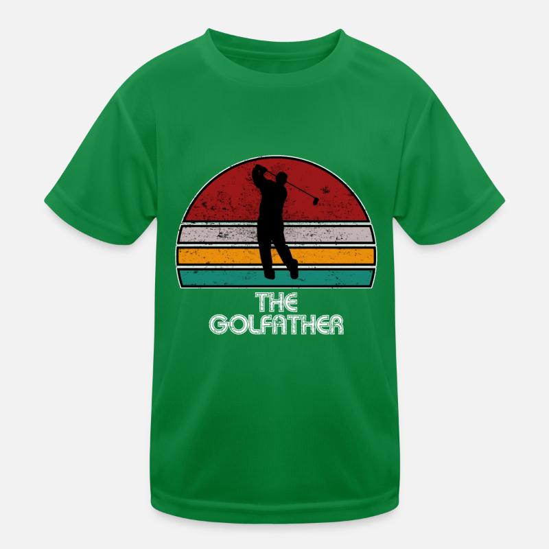 Der Golfather Kinder Funktions-T-Shirt