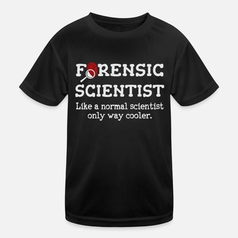Kriminaltechniker, Forensischer Ermittler Kinder Funktions-T-Shirt