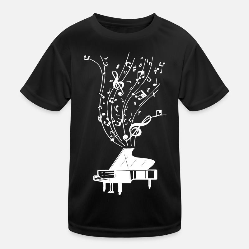 Piano Instrument Pianist Music Kids Functional T-Shirt