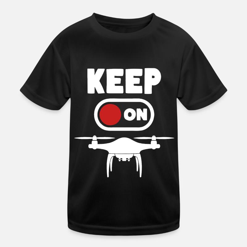 Continuez sur Flying Drone Quadcopter Drone Pilot T-shirt sport Enfant