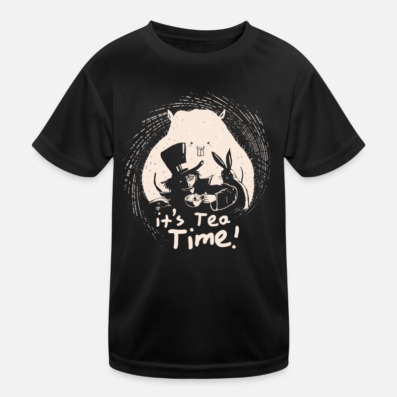 Tea Time! - Kids Functional T-Shirt - black