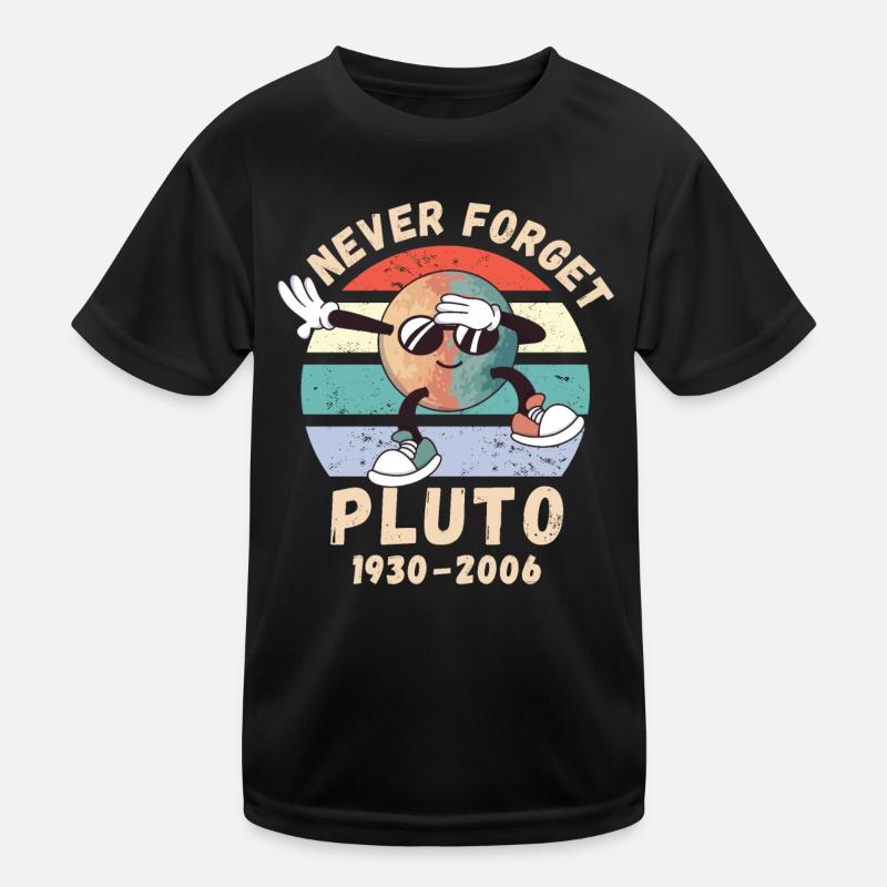Pluto Never Forget 1930 - 2006 Kids Functional T-Shirt
