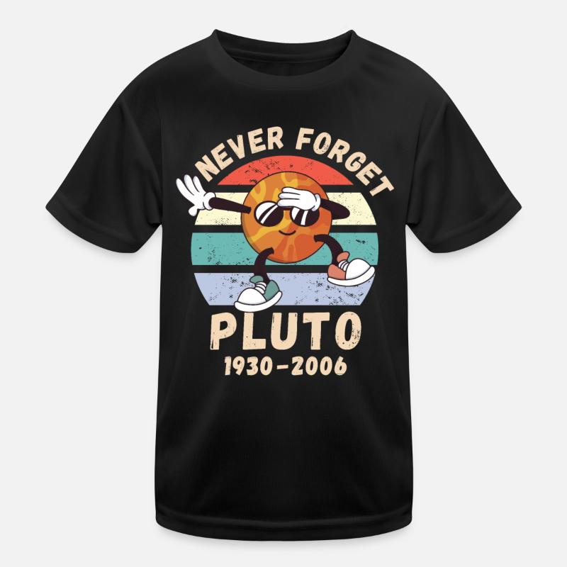 Pluto Never Forget 1930 - 2006 Kids Functional T-Shirt
