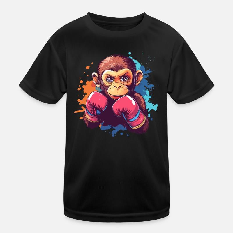 Singe de boxe T-shirt sport Enfant
