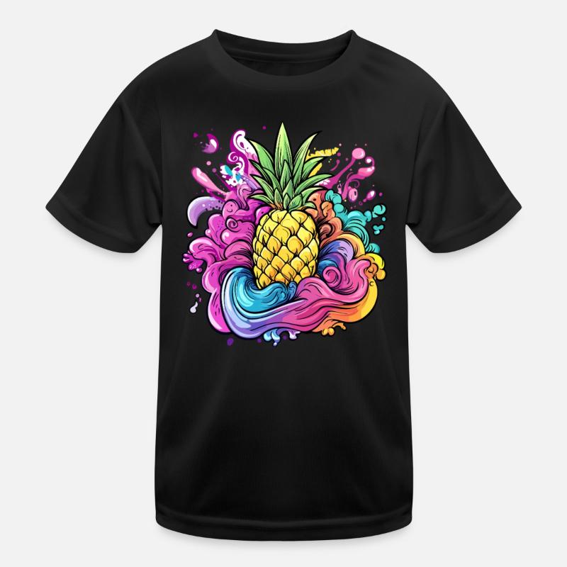 Explosion de couleur ananas T-shirt sport Enfant