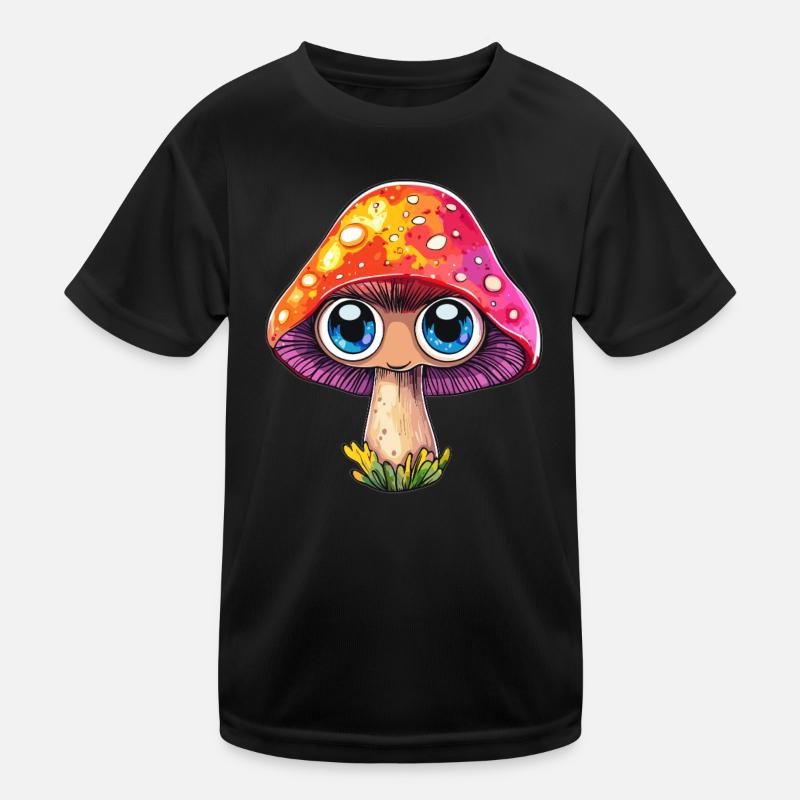 Champignon aux grands yeux T-shirt sport Enfant