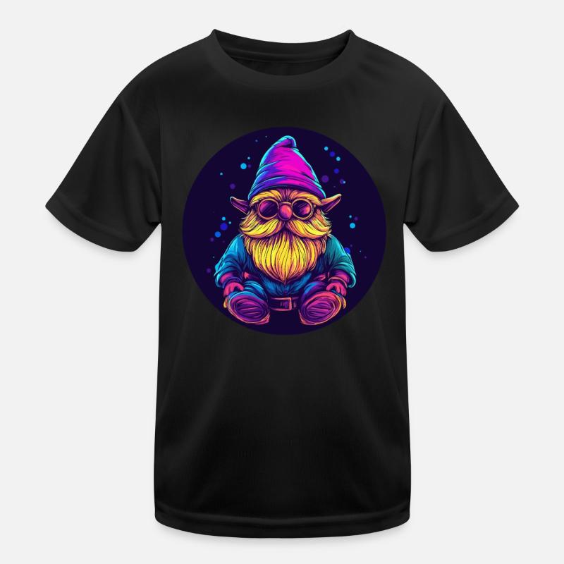 Hipster-Gartenzwerg Kinder Funktions-T-Shirt