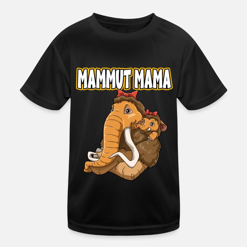 Mammut Mama für Mutti Mutter Kinder Funktions-T-Shirt
