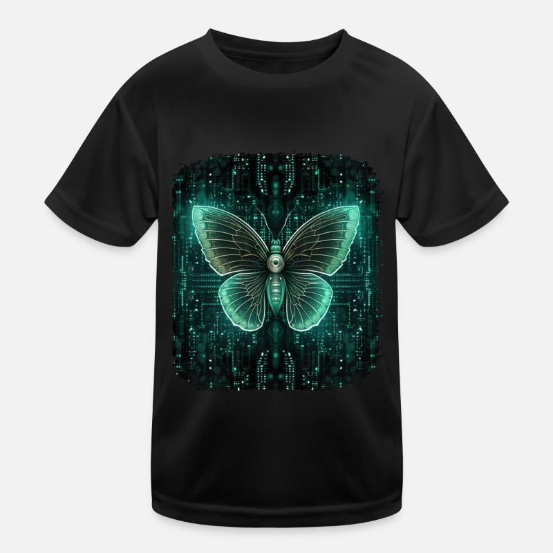 Programmierung PC Programm Code Schmetterling Kinder Funktions-T-Shirt
