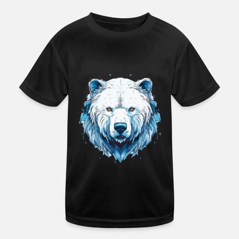 Eisbär Polarbär Naturschutz Klima Kinder Funktions-T-Shirt