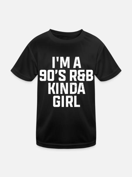 années quatre-vingt-dix - T-shirt sport Enfant - noir - Devant