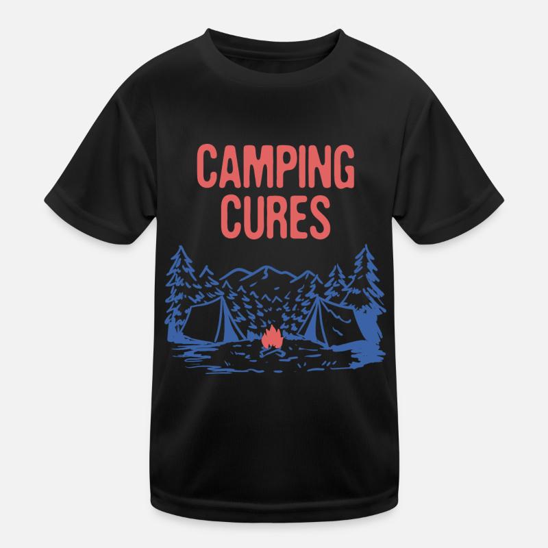 Camping Cures Vacation Camper Trip Camp Summer Kinder Funktions-T-Shirt