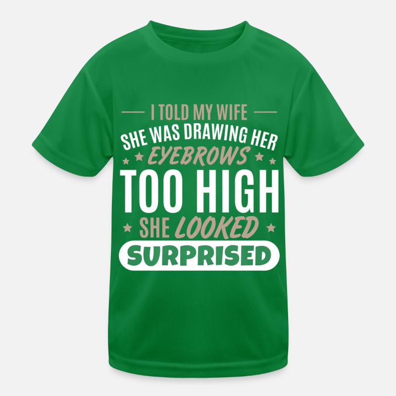 Ehefrau Ehemann Witz Männer Lustig Kinder Funktions-T-Shirt