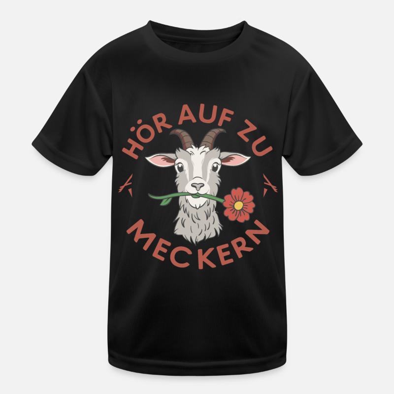 Hör auf zu meckern für eine Frau oder Mädchen Kinder Funktions-T-Shirt