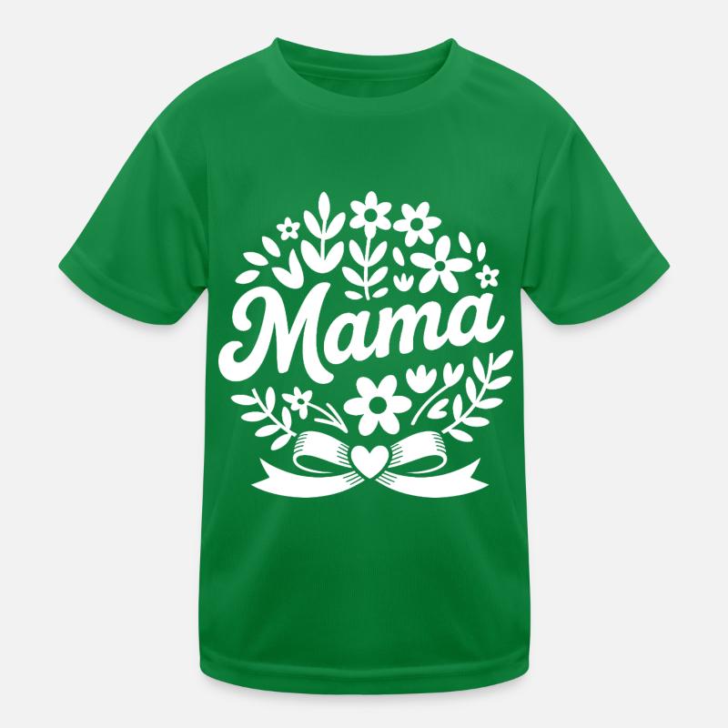 Mama Mutter Muttertaggeschenk Kinder Funktions-T-Shirt