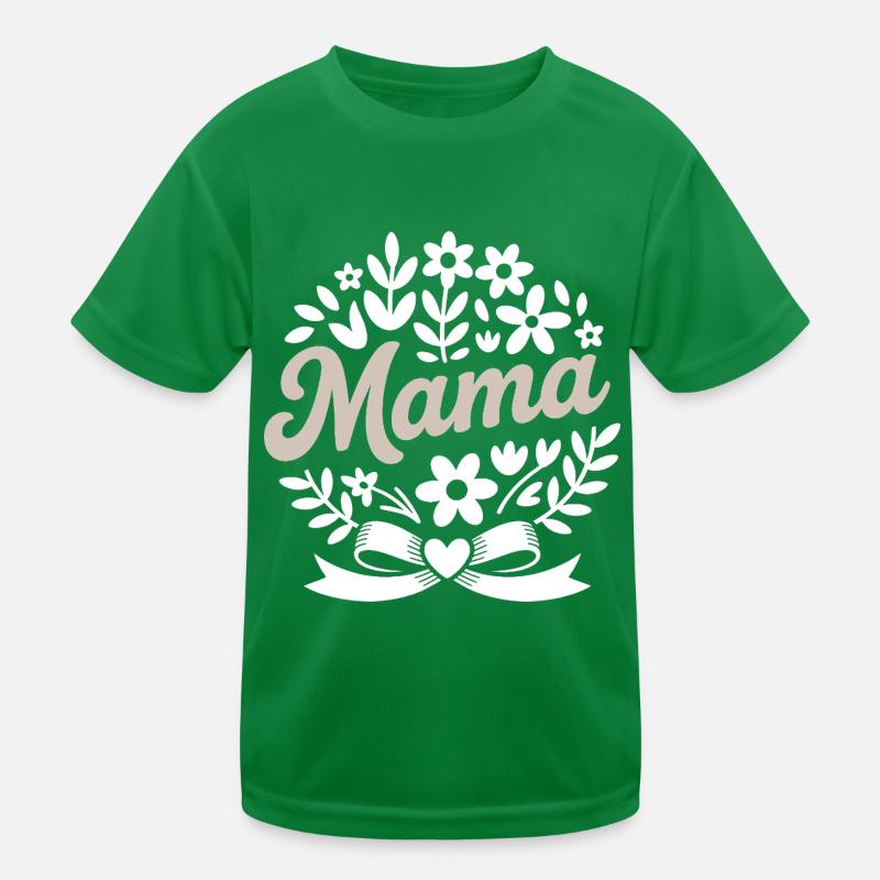 Mama Mutter Muttertaggeschenk Kinder Funktions-T-Shirt