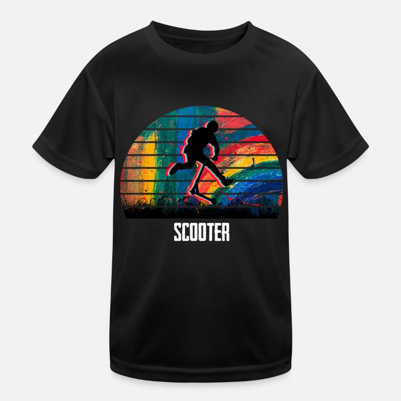 Roller Kinder Funktions-T-Shirt