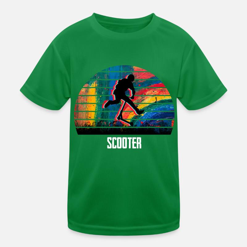 Roller Kinder Funktions-T-Shirt
