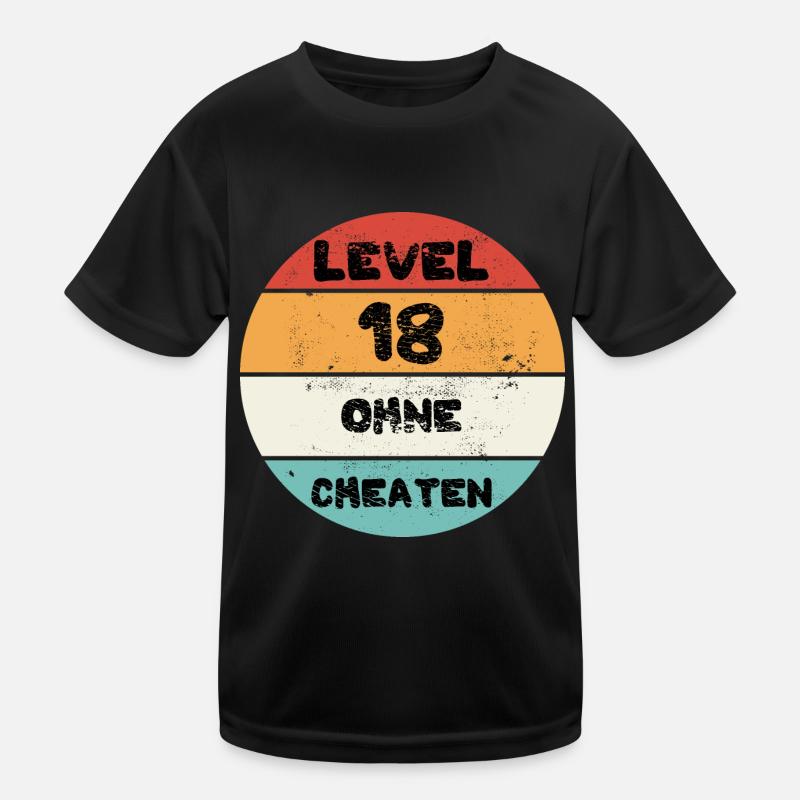 Geburtstag - Kinder Funktions-T-Shirt - Schwarz