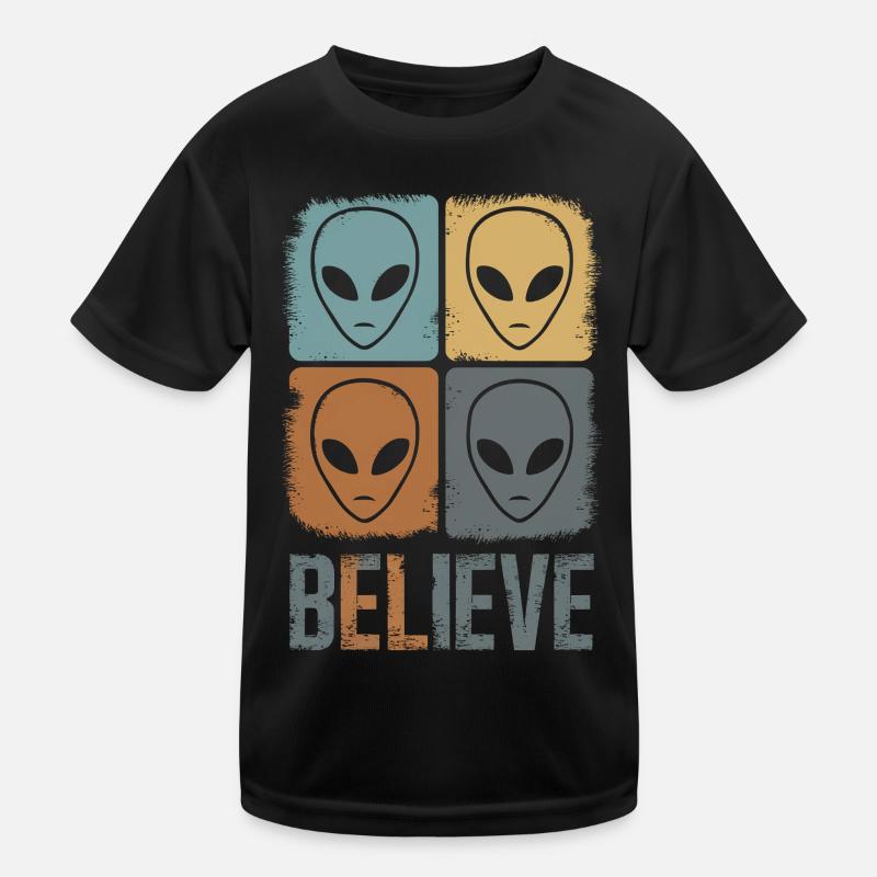 Glaube An Das Unbekannte Weltraum Mysterium Kinder Funktions-T-Shirt