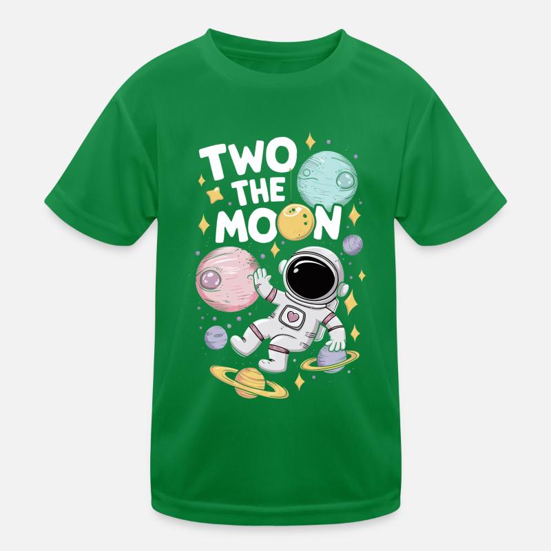 Aventure spatiale Two To The Moon T-shirt sport Enfant