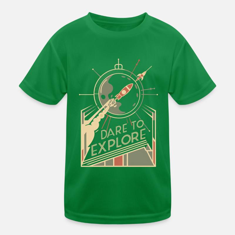 Dare to explore into the unknown Kids Functional T-Shirt