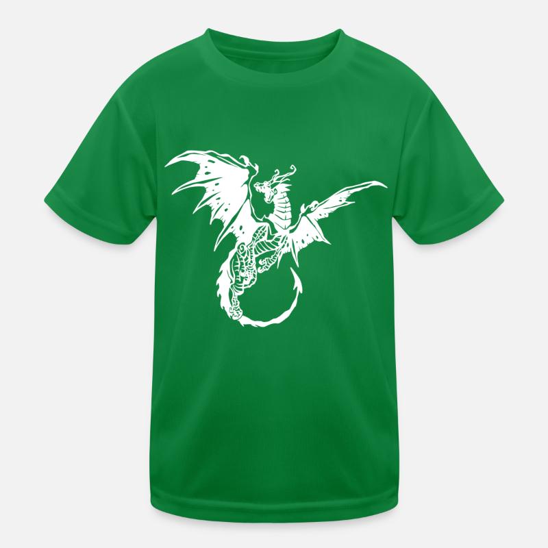 Drache Kinder Funktions-T-Shirt