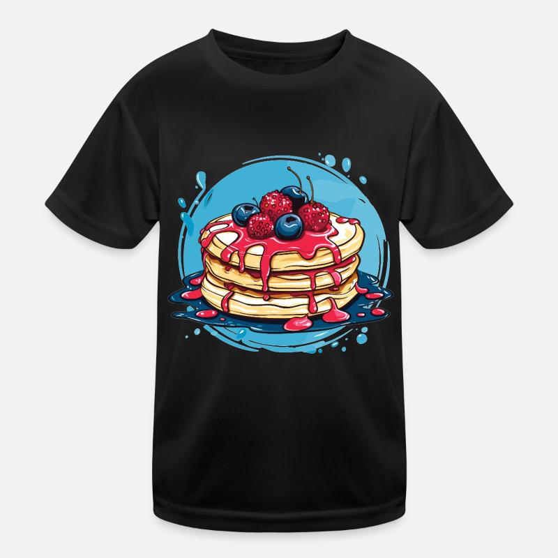 Pancakes with berries Kids Functional T-Shirt