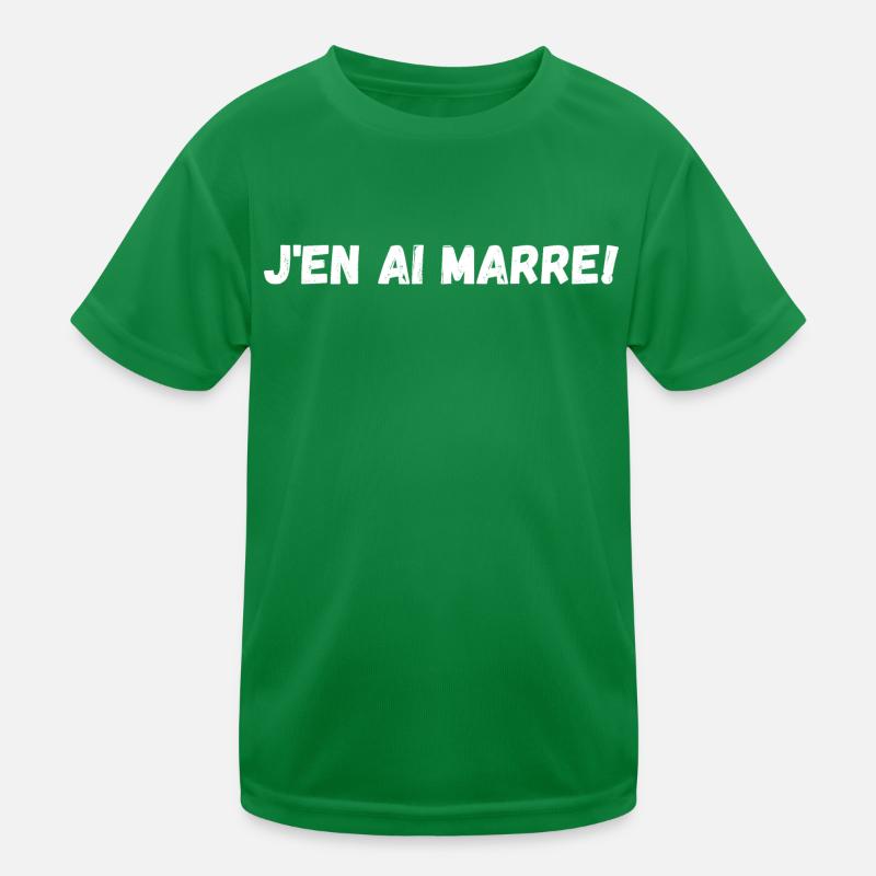 J en ai marre T-shirt sport Enfant