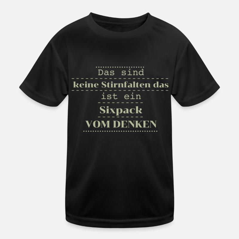 witziger spruch sixpack Kinder Funktions-T-Shirt