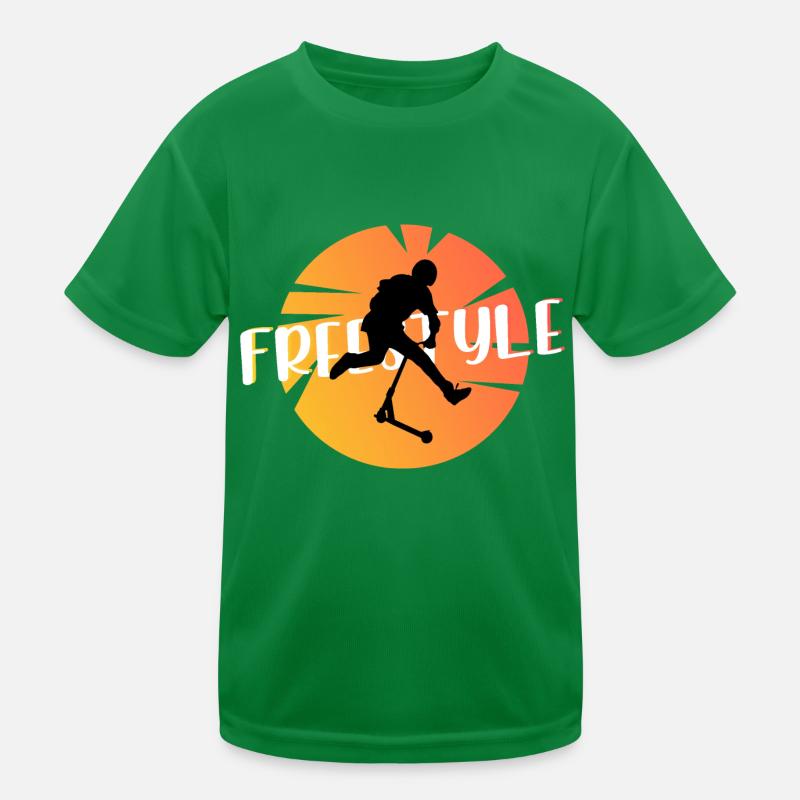 freestyle scooter Kids Functional T-Shirt