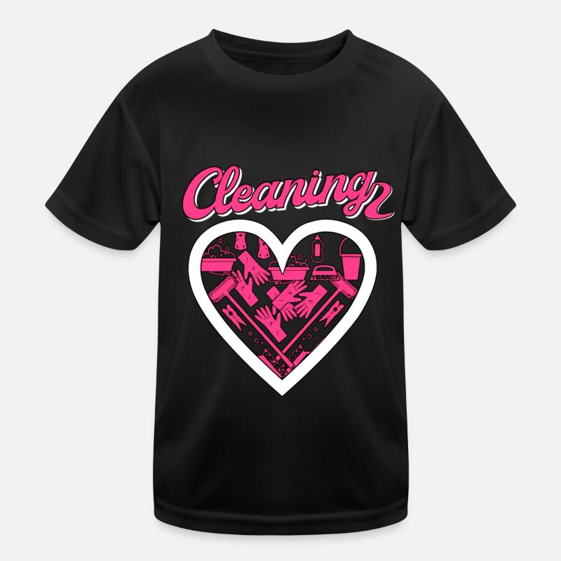 Femme de ménage Nettoyeuse T-shirt sport Enfant