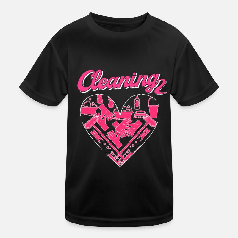 Haushälterin Zimmermädchen Putzfrau Kinder Funktions-T-Shirt