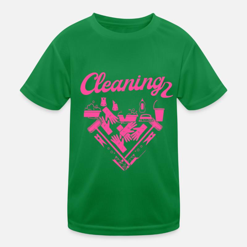 Haushälterin Zimmermädchen Putzfrau Kinder Funktions-T-Shirt