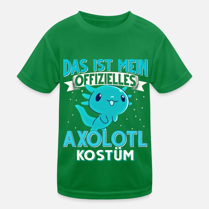 Axolotl Kinder Funktions-T-Shirt