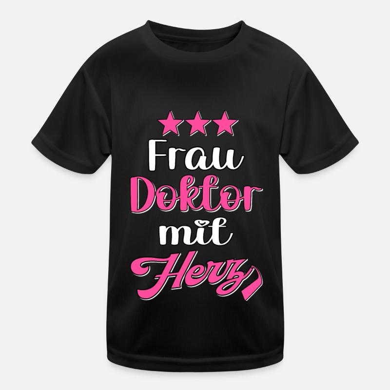 Doktortitel Dissertation Doktorand Doktorgrad Kinder Funktions-T-Shirt