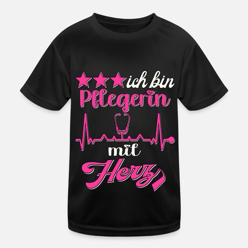 Pflegefachkraft Altenpflegerin Pflegerin Kinder Funktions-T-Shirt