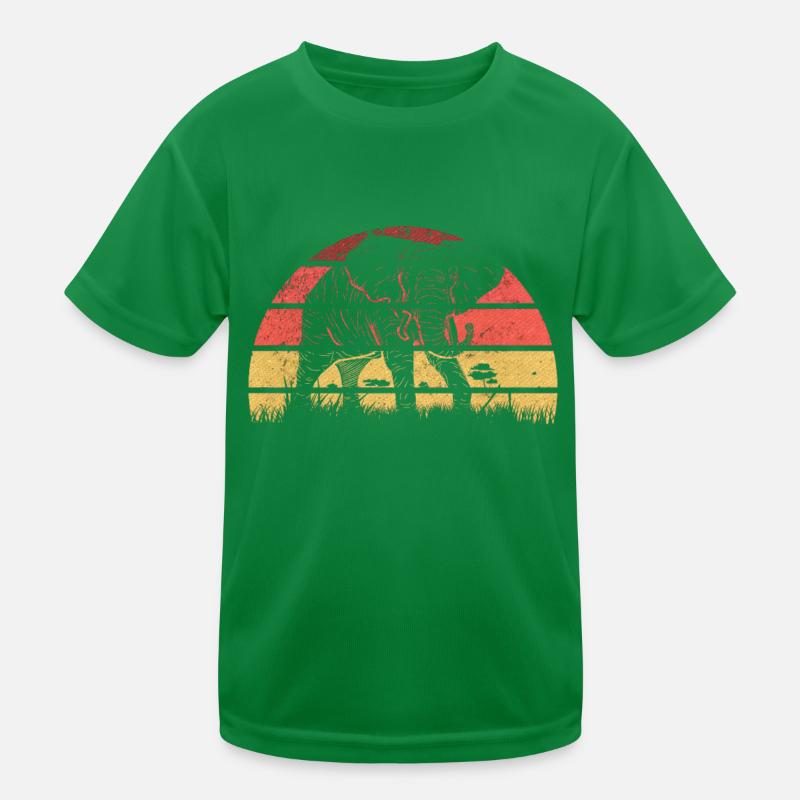 Eléphant d’Afrique T-shirt sport Enfant