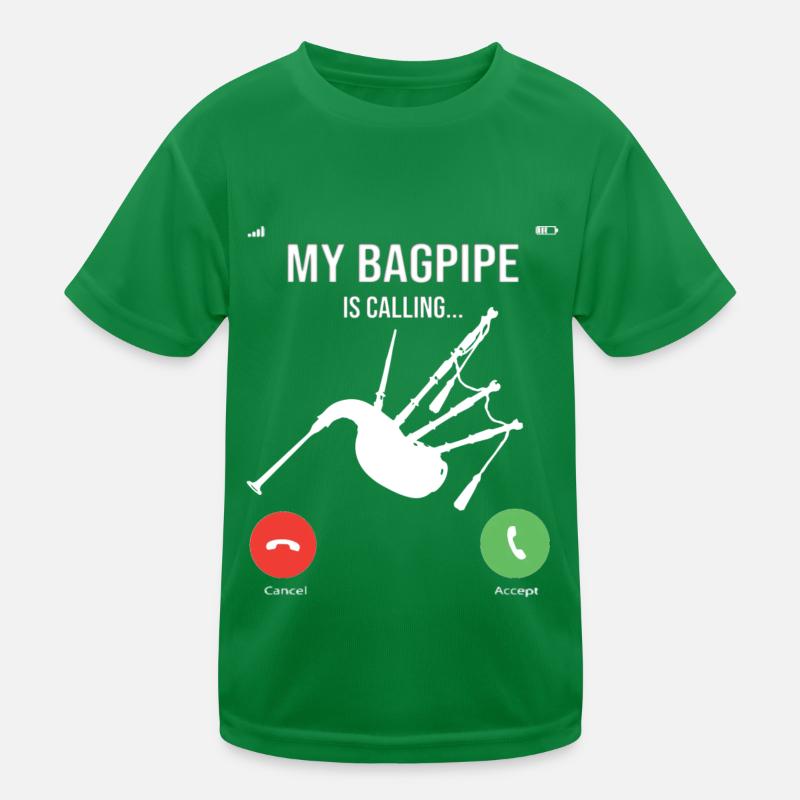 Cornemuse Kilt Écossais Beat Cornemuse T-shirt sport Enfant