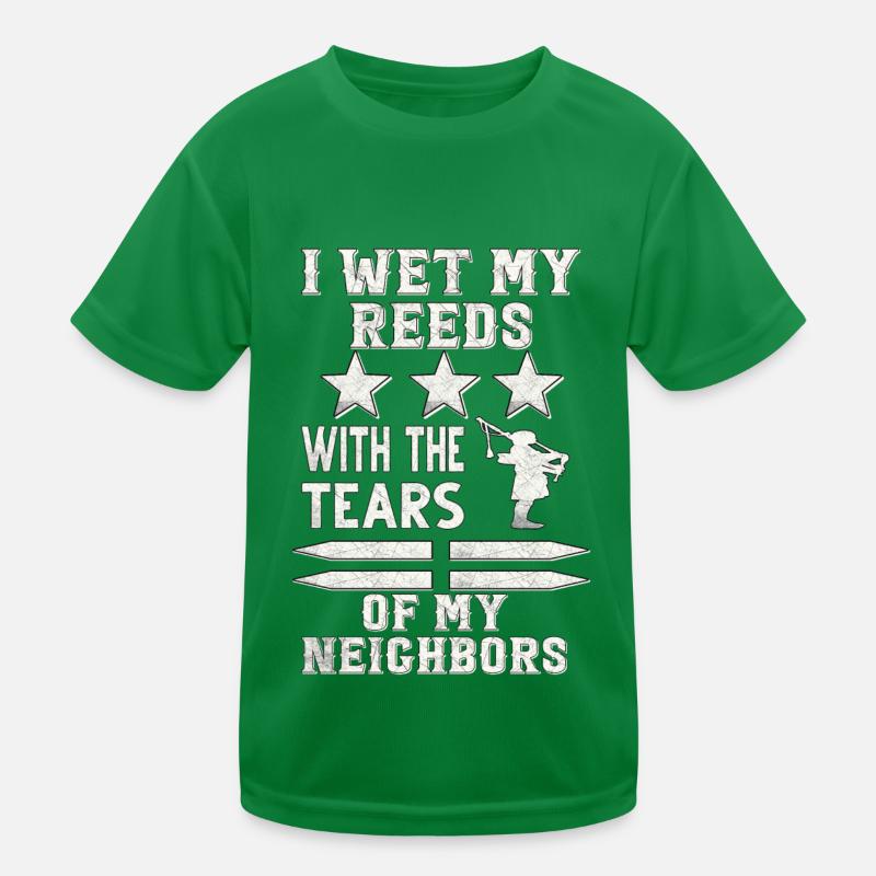 Cornemuse Kilt Scottish Punch Cornemuse T-shirt sport Enfant