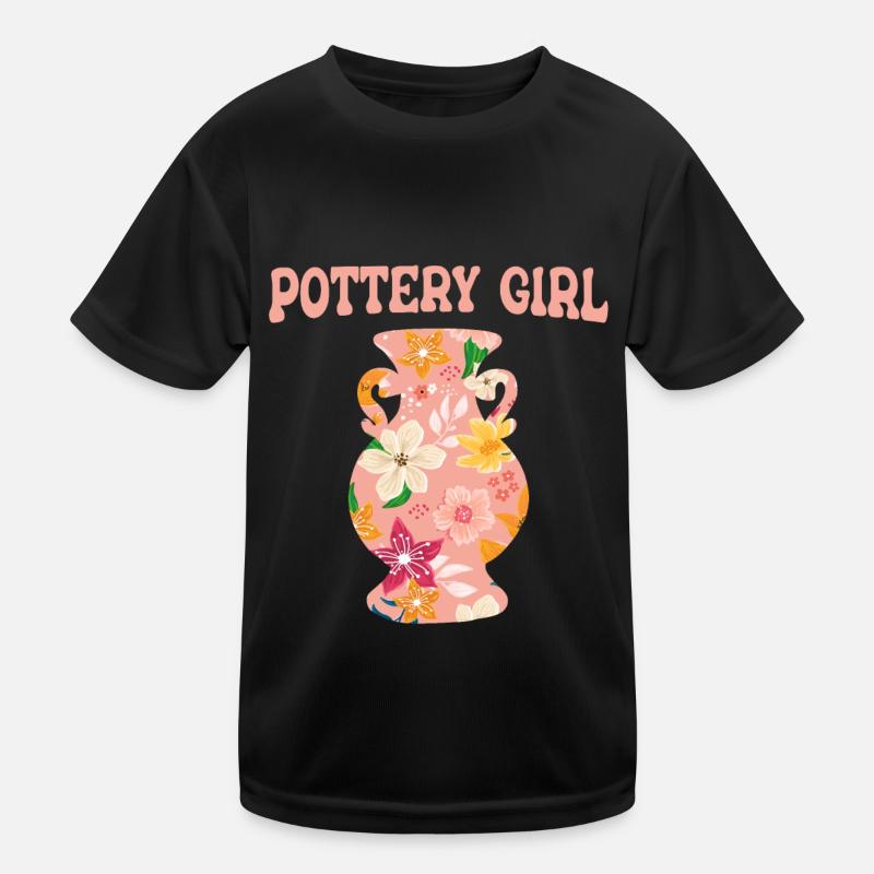 Töpfern Kinder Funktions-T-Shirt