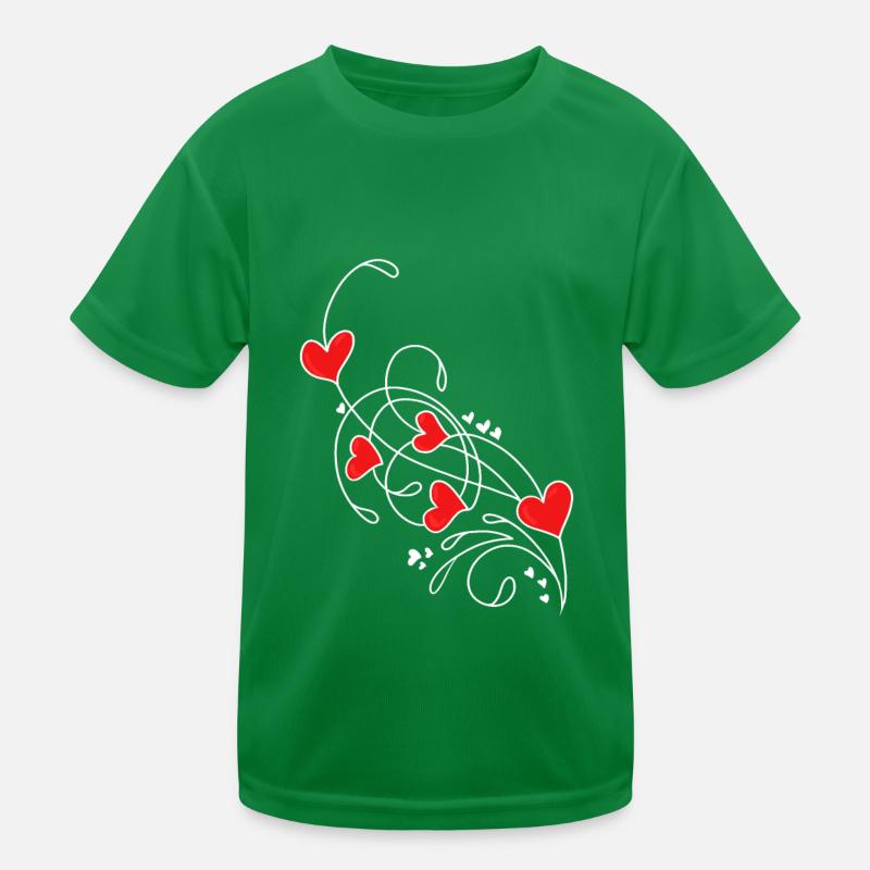 Valentinstag Valentines Day Kinder Funktions-T-Shirt